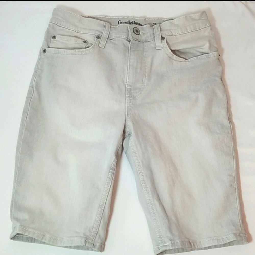 Goodfellow & Co Men's Big & Tall Light Gray Jean Shorts Size 42